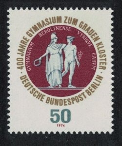 Berlin 400th Anniversary of Evangelical Grammar School Berlin 1974 MNH SG#B456