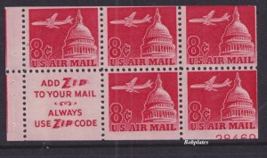 BOBPLATES #C64c Capitol Slogan 3 Pane Lower Left 28469 50% F-VF MNH DCV=$50