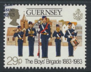 Guernsey  SG 272  SC# 259  Boys Brigade First Day of issue cancel see scan