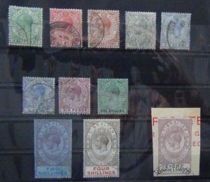 Gibraltar 1921 - 1927 set to 8s Used