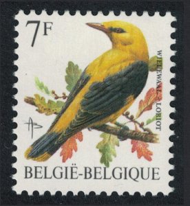 Belgium Golden oriole Bird Buzin 'Loriot' 7f Normal paper 1992 MNH SC#1442