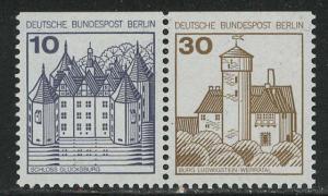 Germany Berlin Scott # 9N391, 9N394, mint nh, se-tenant, Mi # W67