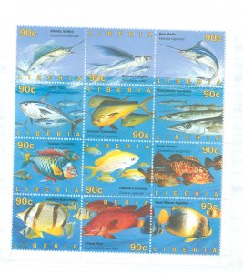 Liberia #1206  Single (Complete Set) (Animals)