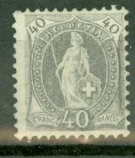 Switzerland 84a MNH (p. 11.5x11) CV $225