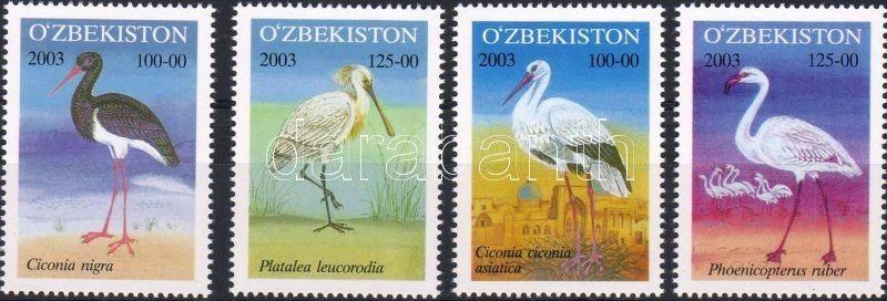 Uzbekistan stamp Birds set MNH 2003 Mi 523-526WS8430