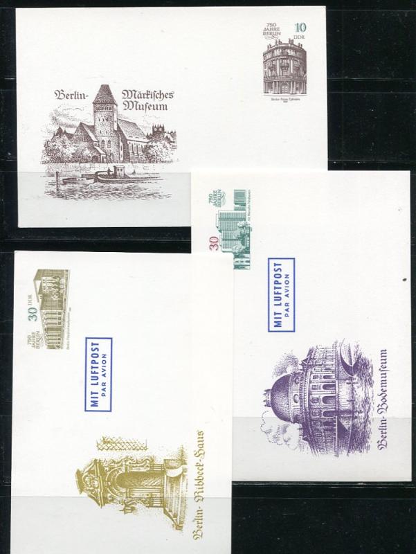 Germany 3 Unused Postal Stationary Covers+3 PS Cards 6339