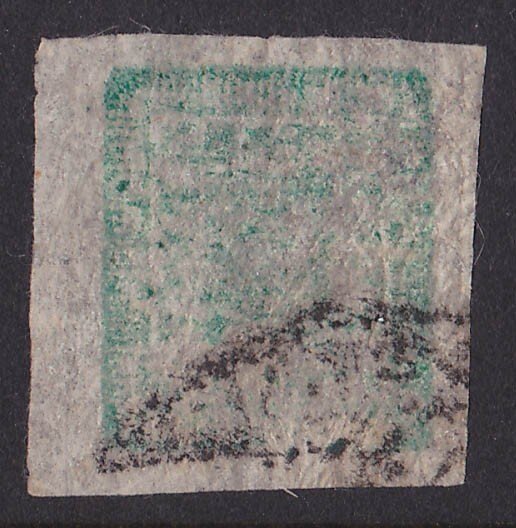 NEPAL 1901 issue 1a blue-green ERROR OF COLOUR EXPERTISED SG cat £400  