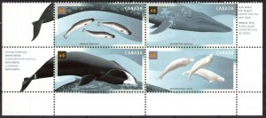 Canada 2000 Whales Mi.1934/7 MNH