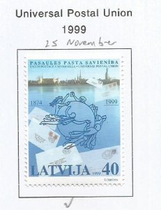 LATVIA - 1999 - Universal Postal Union - Perf Single Stamp - Mint Lightly Hinged