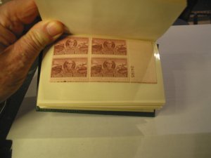Plate Block Book  Includes 50 PB's mostly 3 centers MINT NH⭐⭐⭐⭐⭐