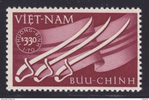 South Vietnam 1952 Sabers and Flag Scott B2 MNH Luxe (White Gum)