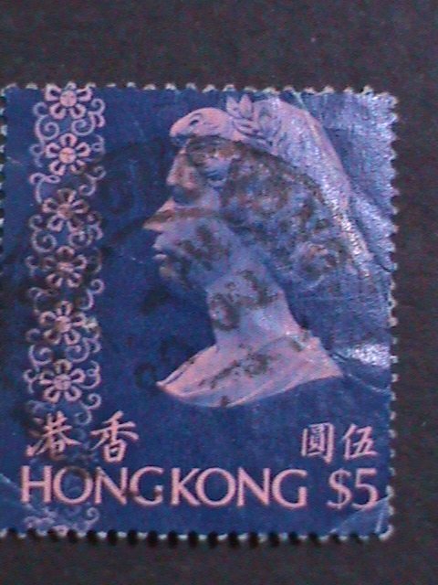​HONG KONG-CHINA 1973 SC# 286 QUEEN ELIZABETH II STAMP- USED VERY FINE