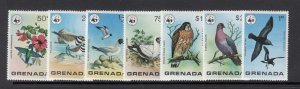 Grenada Sc 849-55 NH issue of 1978 - Birds - WWF
