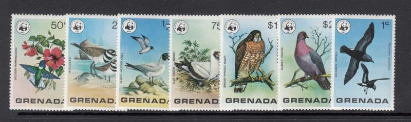 Grenada Sc 849-55 NH issue of 1978 - Birds - WWF