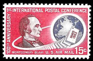 # C66 MINT NEVER HINGED MONTGOMERY BLAIR TEMP