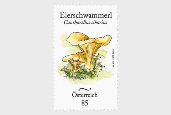 2020 Austria Chanterelle Mushroom   (Scott 2890) MNH