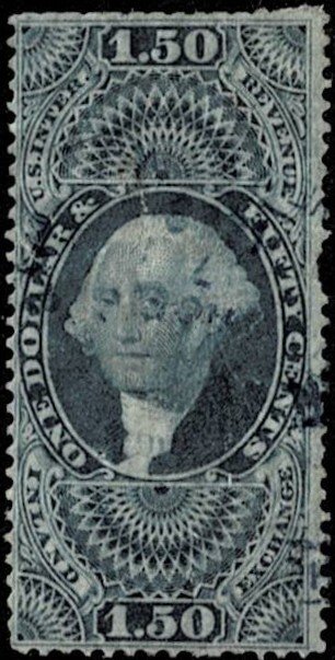 1862 United States Revenue Scott Catalog Number R78c Used