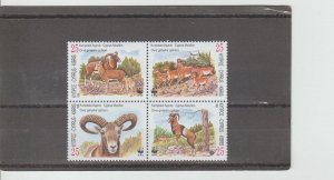 Cyprus  Scott#  923a  MNH  Block of 4  (1998 Cyprus Mouflon)