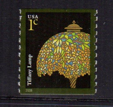 US 3758A 1c Tiffany Lamp 2008 date MNH Coil