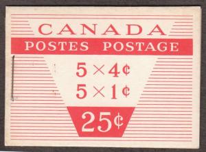 Canada 337a, 340a, unexploded booklet