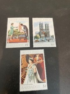 Barbados sc 452-454 MNH