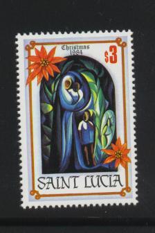 St. Lucia #705 MNH Single 1984 Christmas