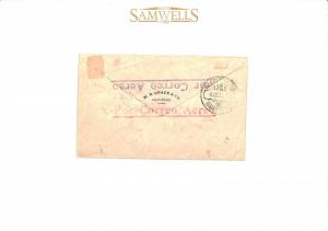 CHILE 10p HIGH VALUE Cover 1930 Foreign Air Mail Flight New York {samwells}Z163