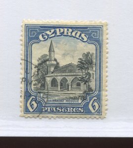 Cyprus 1934 6 piastres used