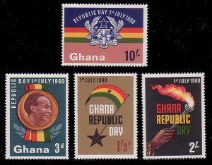 Ghana 78 - 81 MNH