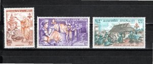 Laos 1973 MNH Sc 241, C106-7