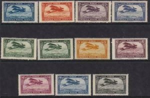 French Morocco 1922-1927 SC C1-C11 LH Set 