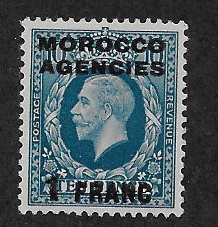 GREAT BRITAIN OFFICES - MOROCCO SC# 409 FVF/MNH 1917