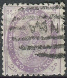 Tonga 1886 SG2b 2d King George I #2 FU
