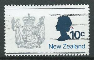 New Zealand SG 1017   perf 13½ x 13 Used unwatermarked paper