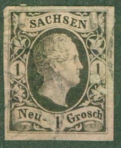 SAXONY GERMANY 5 USED (RL) 3834 BIN $12.00