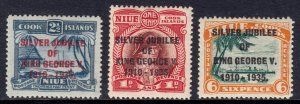 Niue - Scott #67-69 - MH - SCV $7.80