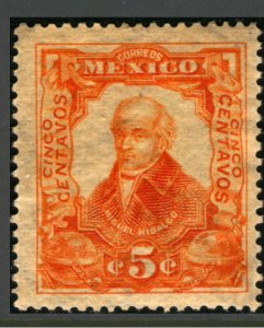 MEXICO 314, 5¢ INDEPENDENCE CENTENNIAL 1910 COMMEM. MINT, NH. VF.