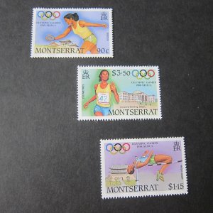 Montserrat 1988 Sc 177-179 set MNH