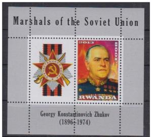 RWANDA SHEET MARSHALS SOVIET UNION A12