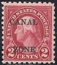 CANAL ZONE 97 2 cent George Washington Stamp Mint OG NH VF