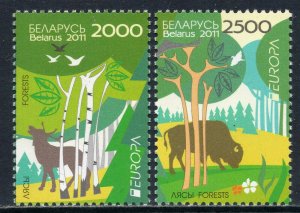 EUROPA 2011 - Belarus - The Forest - MNH Set