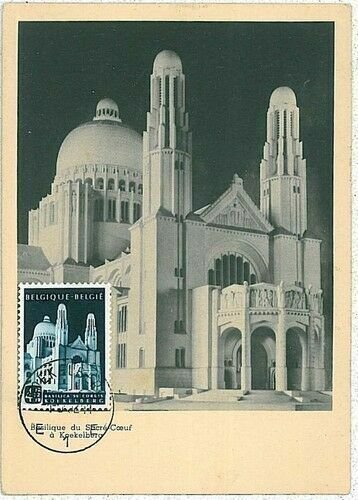 14680 - BELGIUM - POSTAL HISTORY - MAXIMUM CARD 1952 ARCHITECTURE  -