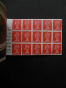 GREAT BRITAIN : 1969. Stanley Gibbons #ZP1 Fresh & VF MNH Stapled Cooks Booklet.