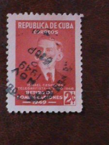 ​CUBA-FAMOUS PEOPLE OF CUBA- USED VERY FINE WE SHIP TO WORLDWIDE AND COMBINE