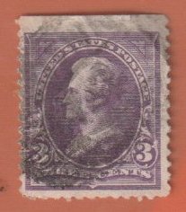 US SCOTT#253 1894 3c ANDREW JACKSON - USED