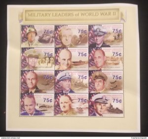 O) 2001 GRENADA, US GENERALS AND ADMIRALS, BRADLEY, MARSHALL, DOUGLAS MACARTHUR