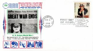 #3183i World War I Panda FDC