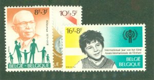 BELGIUM B988-90 MNH BIN $2.00