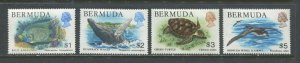 Bermuda QEII 1978 $1 to $5 mint o.g. hinged