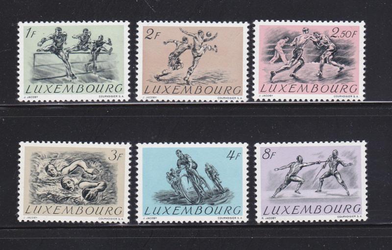 Luxembourg 280-285 Set MNH Sports, Olympics